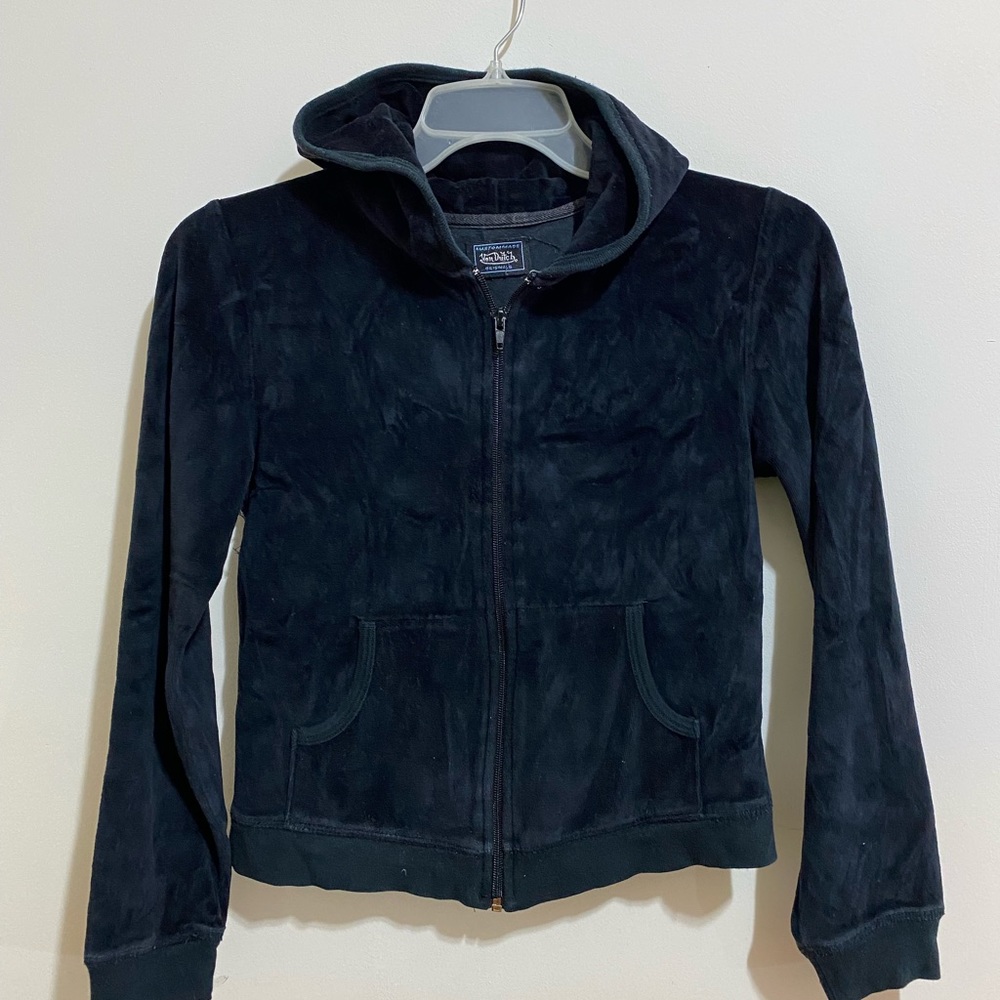 VON DUTCH Women's long sleeve zip up hoodie